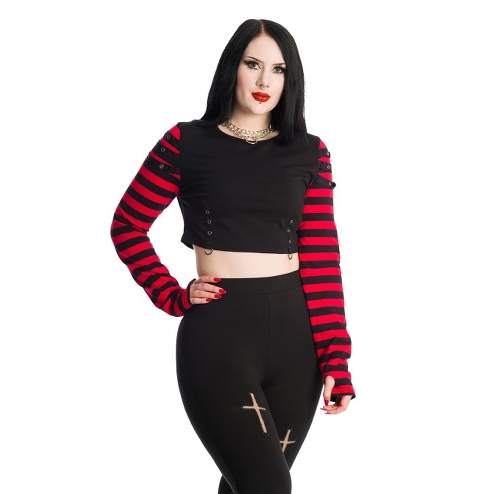 Banned - LYCORIS Crop top - Rot